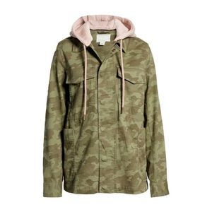 Caslon Cami Jacket with Removable Pink Hood (NEW with Tags)